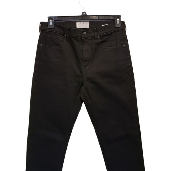 Everlane Black Authentic Stretch Mid Rise Skinny Jeans Womens 32x32 - Picture 8 of 13